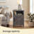Bauman 18" W Farmhouse Nightstand with Storage Cabinet and Open Shelf-69943022-111297454