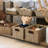 Handwoven Wicker Storage Basket with Built-in Handles, Large Basket Set for Bathroom, Living Room, Kitchen, Sea Grass-454728262