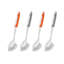 Brosse à vaisselle, brosses de cuisine avec poignée en PP, brosses à vaisselle avec poils courbés, idéales pour les casseroles, poêles, éviers et cuisinières, gris et orange