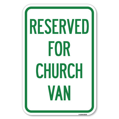 Reserved For Church Van/23215