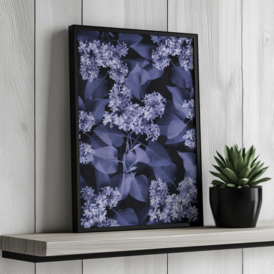 «Blooming in Indigo I» par Robin-Lee Vieira, reproduction d'art