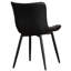 Pu Leather Upholstered Dining Chairs Modern Wingback Side Chairs With Metal Legs-1943470463