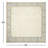 Quinlan Tablecloth - Blue/Brown - 59" x 59"-1229497837