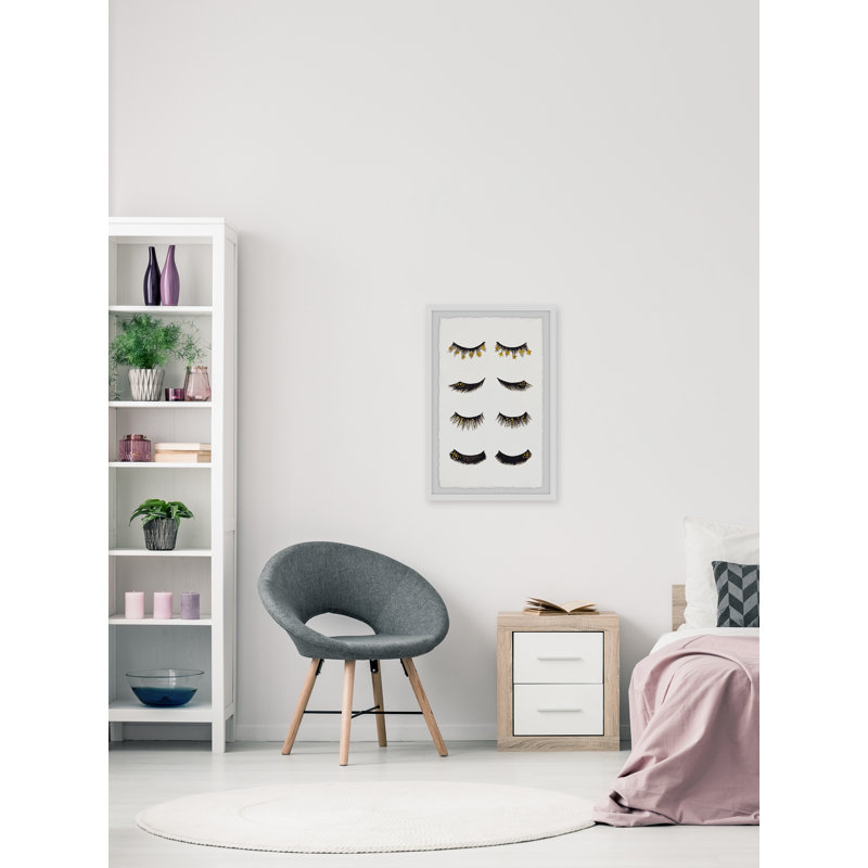 Assorted Eyebrows - Single Picture Frame Painting, 91cm H x 61cm W