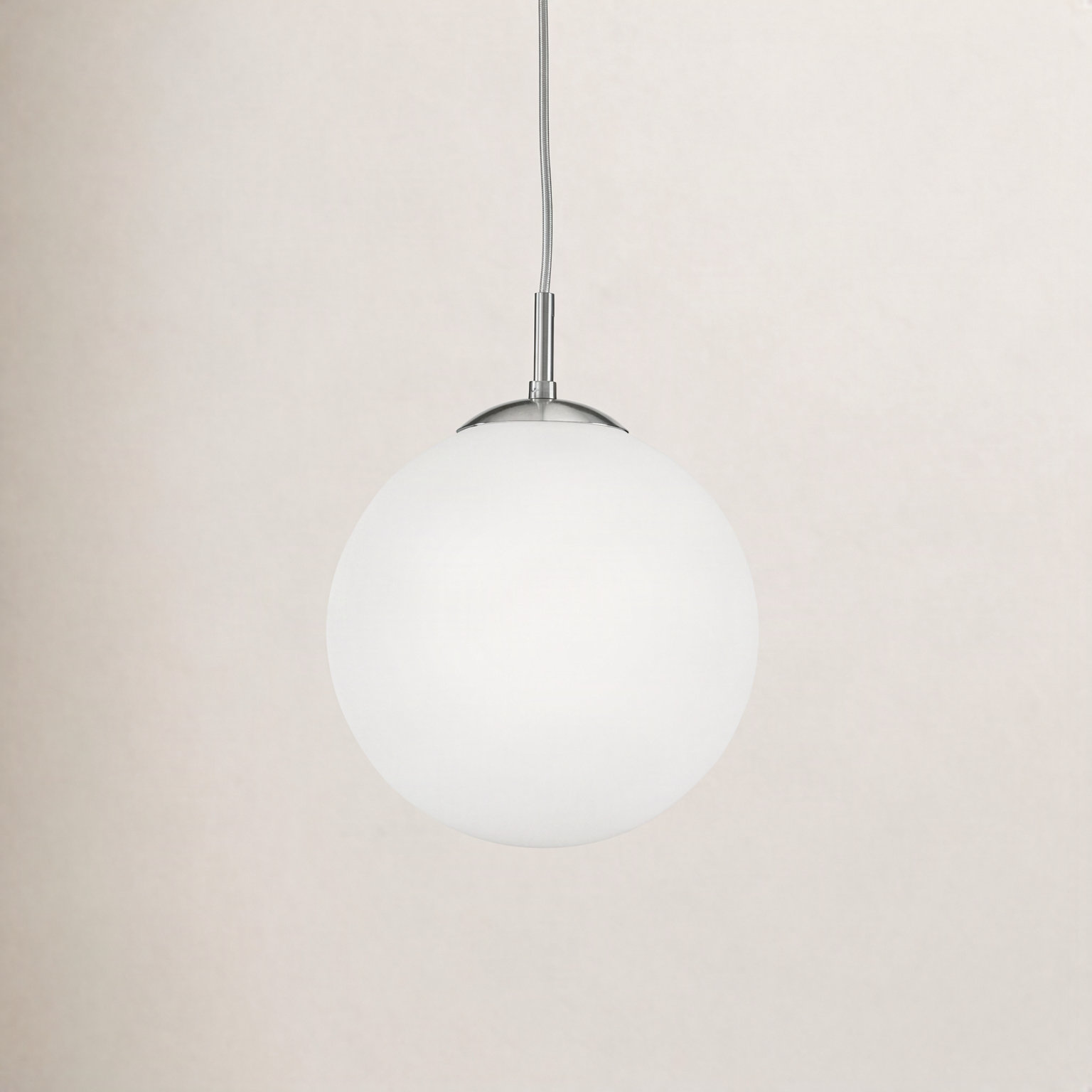 Mia Dimmable Globe Single Light Pendant, 59" H x 9.84" W x 9.84" D