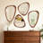 Asymmetrical Wood Framed Accent Wall Mirror-1416182758-1416182759