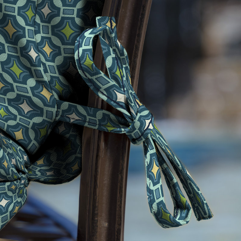 Coussin de chaise d'extérieur ARDEN, Bleu foncé