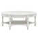 Bebi Abstract Oval Coffee Table with Storage