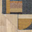 Tapis abstrait ivoire / brun / gris foncé Sirmans-220811083