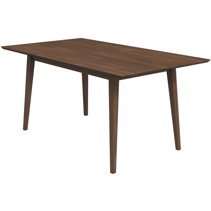 Table de salle à manger rectangulaire Mary, 29.5"H x 63"L x 35"W, Brun