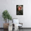 Baboon Contemporary Monkey Portrait Architecture Wall Art Print 1 Piece Wrapped Canvas Wall Art-163998319