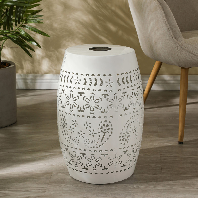 SOLAR SIDE TABLE, White