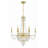 Laveah 9 - Light Steel Dimmable Empire Chandelier