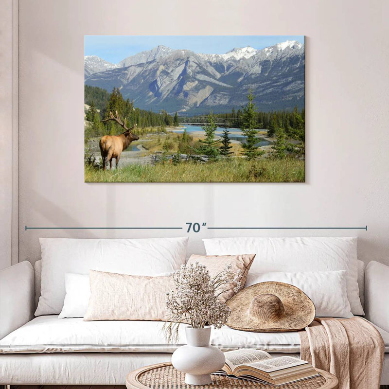 Jasper Elk, 30" H x 45" W