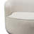 Raven Chair In Light Cream Fabric W/ Brushed Silver Accent Trim-48556091-48556092