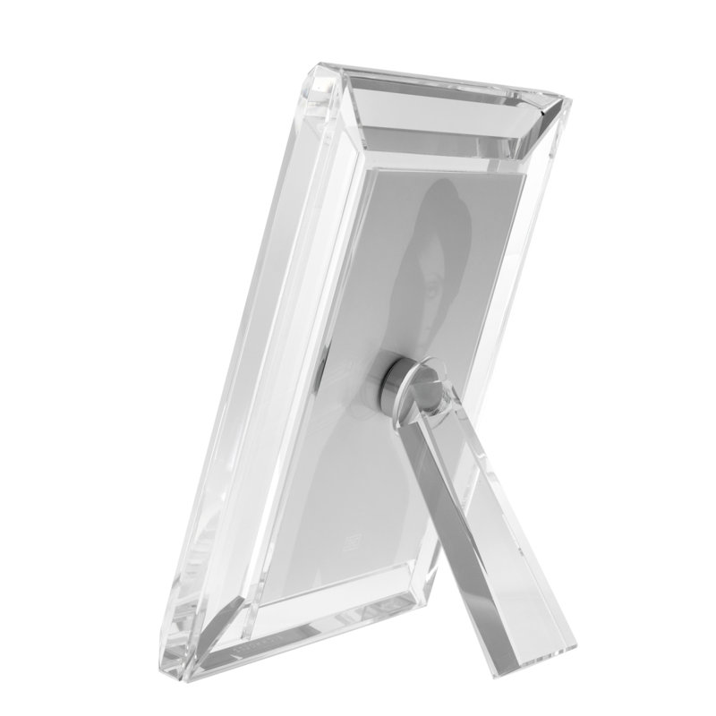 Theory Glass Beveled Picture Frame - Set of 2, 5" x 7"