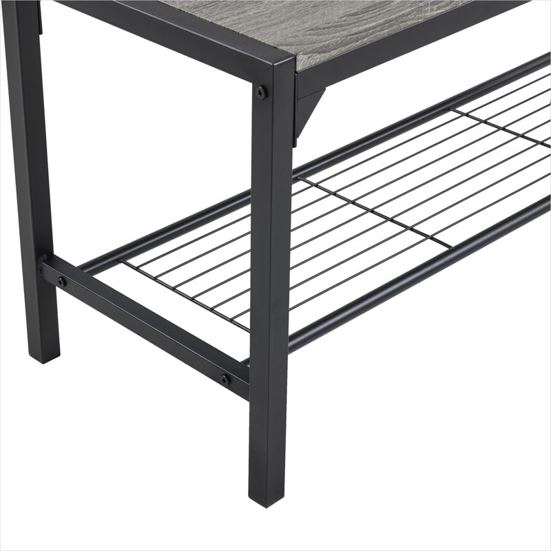 Ensemble table et chaises de cuisine et petits espaces en bois massif, 4 pièces, banc, détails en bois massif