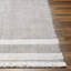 Tissu à rayures tissé à la main et à plat recyclé Bretson P.E.T. Tapis taupe / beige-1070979317