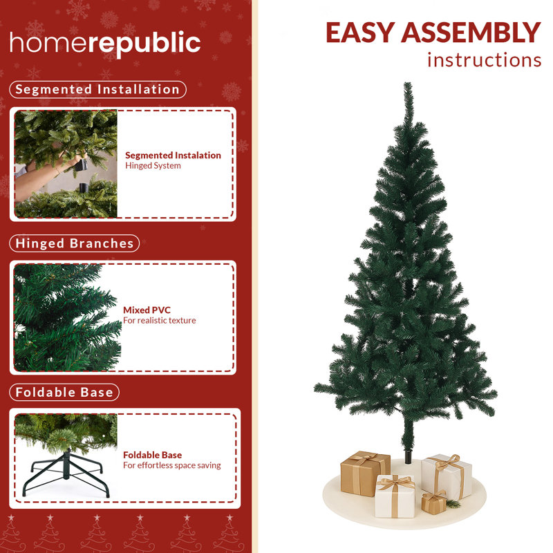 Artificial Christmas Tree, 6.5' H 