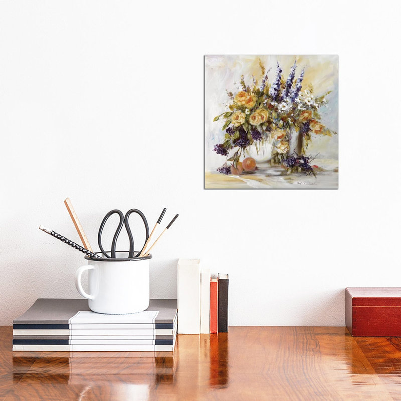 Classico Flowers I by Katharina Schöttler - Wrapped Canvas Print, 30.48 cm H x 30.48 cm W