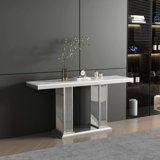 59.06'' Marble Top Console Table