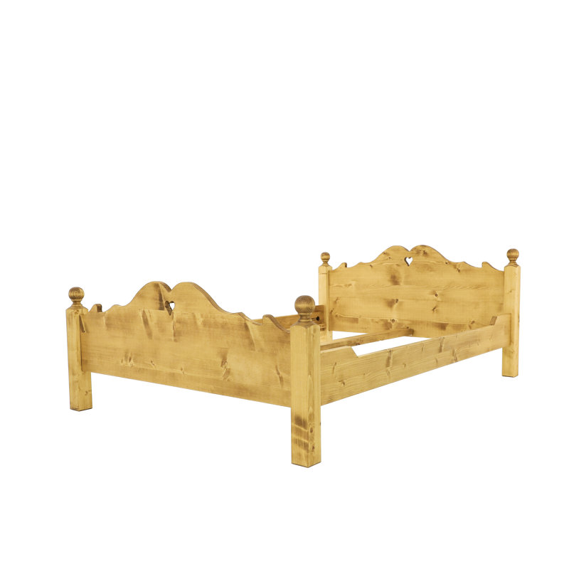 Tish Solid Wood Bed, European Double (140 x 200cm)