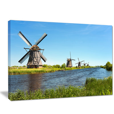 " Windmills At Kinderdijk "