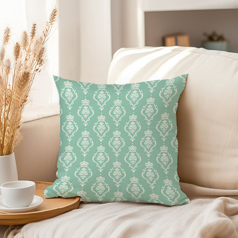 Abstract Mint Pattern XVI Patterns Modern, 18" H x 18" W
