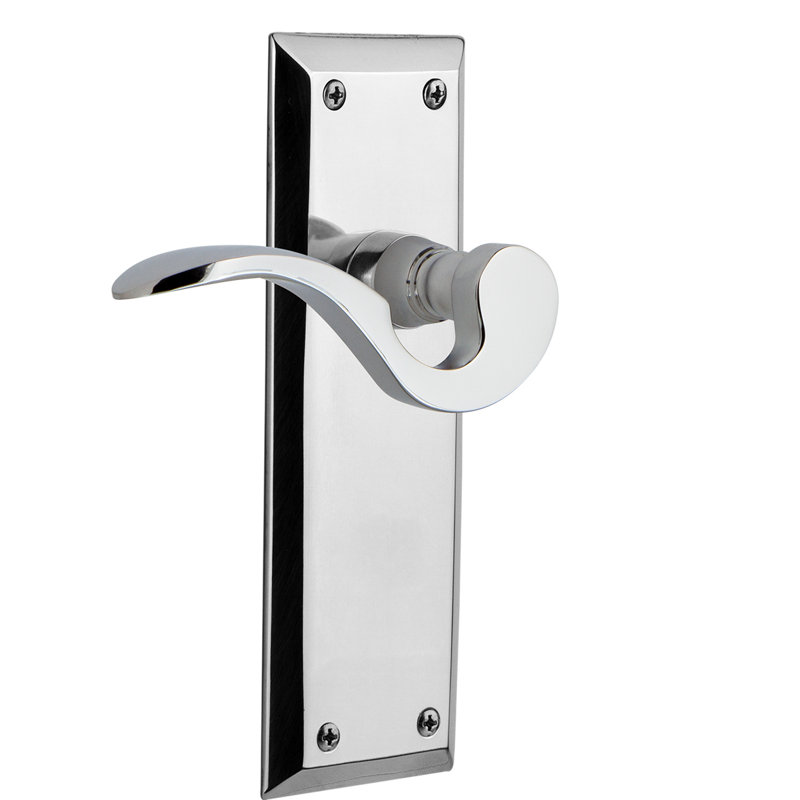 Mannequin double avec levier New York, Chrome brillant