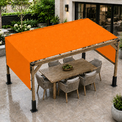 Colourtree Waterproof Pergola Cover Shade with Stainless Steel Weighted Rods and Grommets