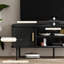 Meuble télé avec armoire de rangement et tablette pour téléviseurs de 60 po Mid-Century-1963442922-1977197844