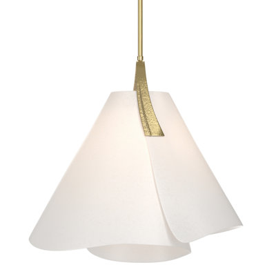 Luminaire suspendu simple à 1 lumière de 17,5 po Mobius