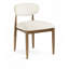 Chaise de salle à manger rembourrée en tissu Riccio Performance-790394331-790394330