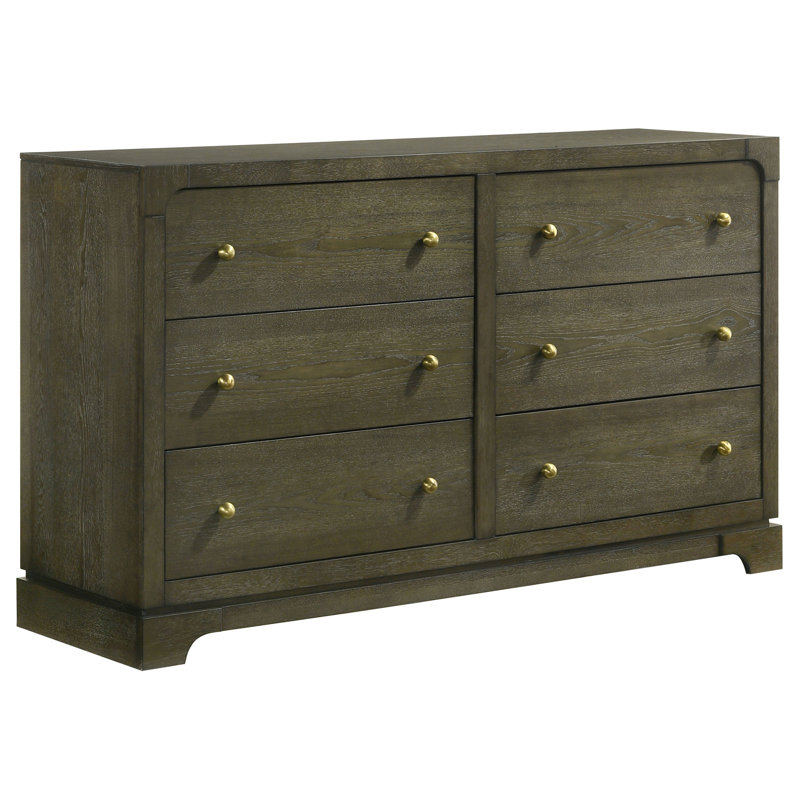Commode 6 tiroirs Dark Cocoa