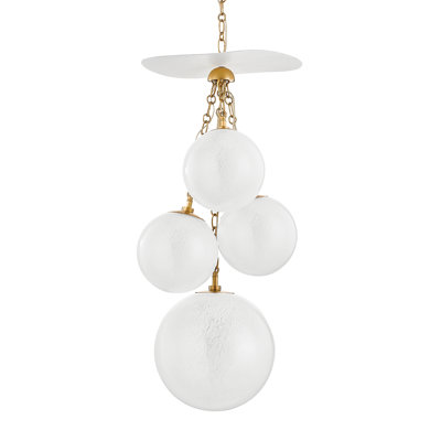 Luminaire suspendu en grappe à 4 lumières