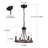 Bhupinder 4 - Light 13" Mini Dimmable Wagon Wheel Chandelier-34590110