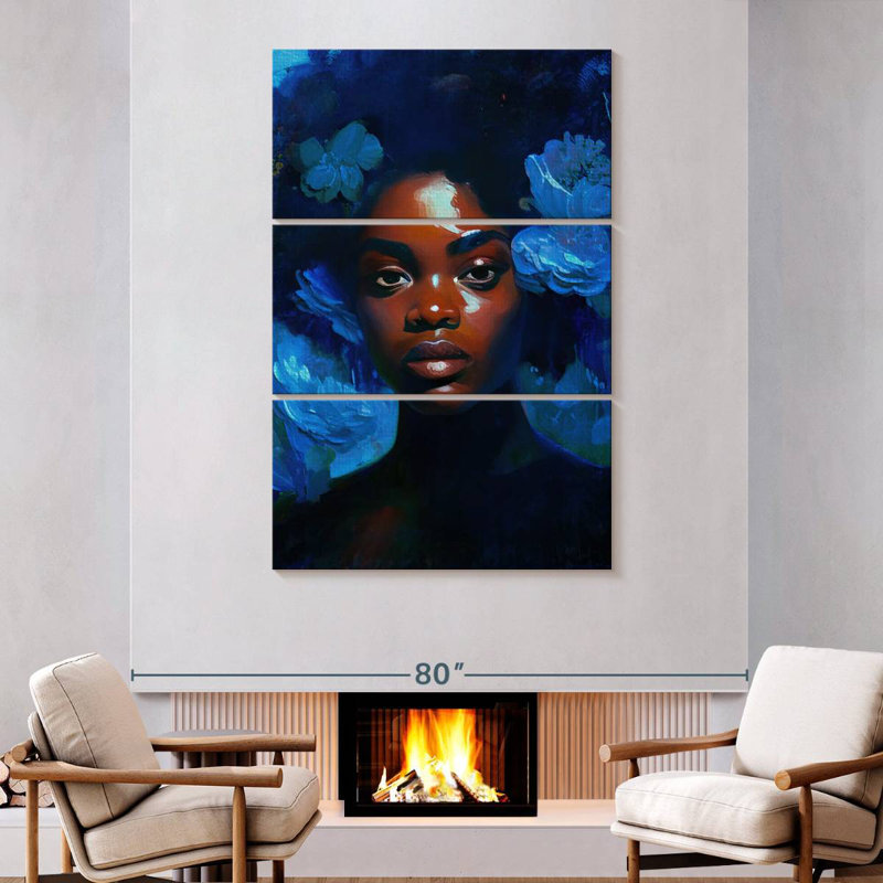Leisha Old Fashioned Portrait, 74" H x 48" W