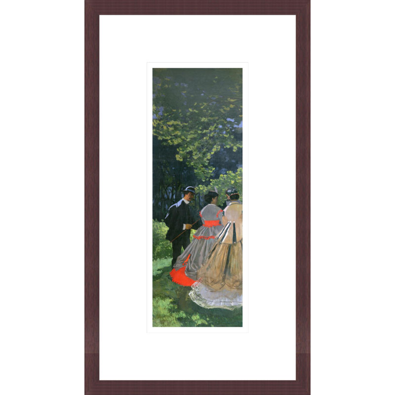 «Dejeuil sur l'Herbe Chailly» (panneau de gauche) par Claude Monet, impression giclée encadrée, H 16,75 po x l 9,58 po
