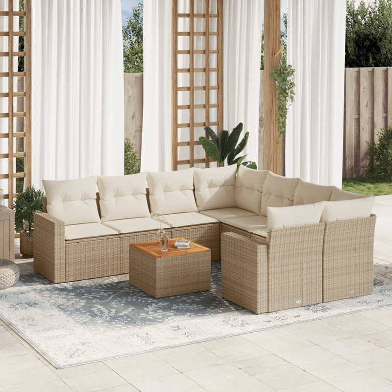 Ensemble de canapé de jardin Vidaxl