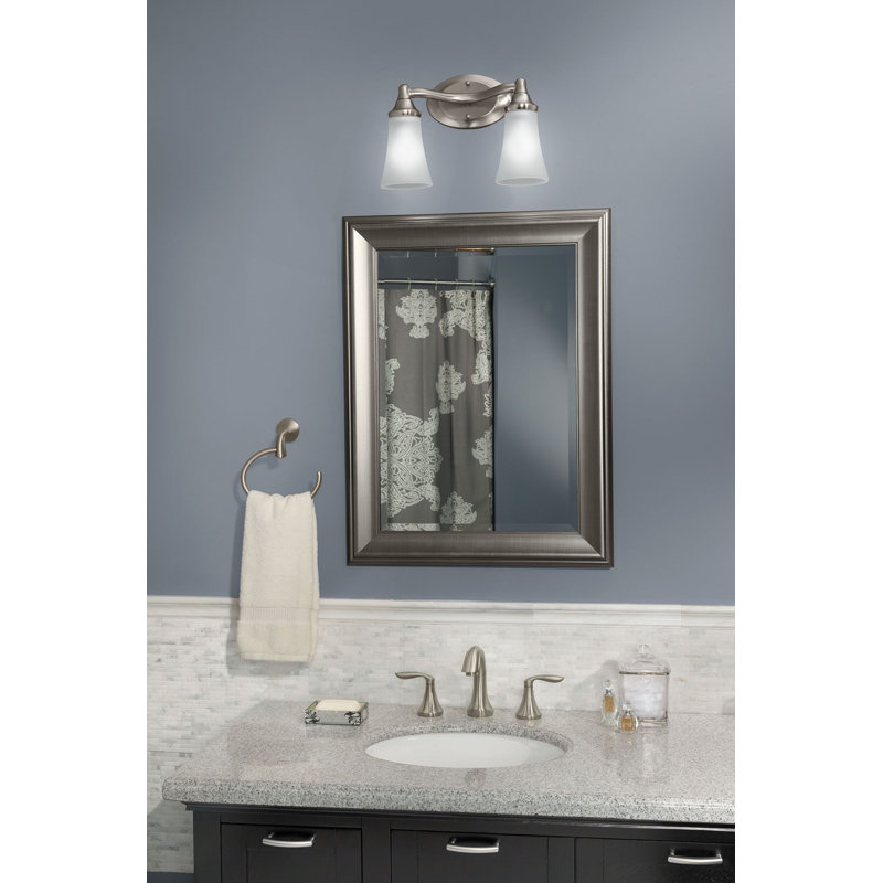 Eva 2-Light Vanity Light, Chrome