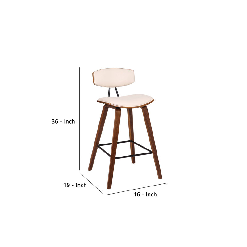 Tabouret de bar en bois massif Ozgur
