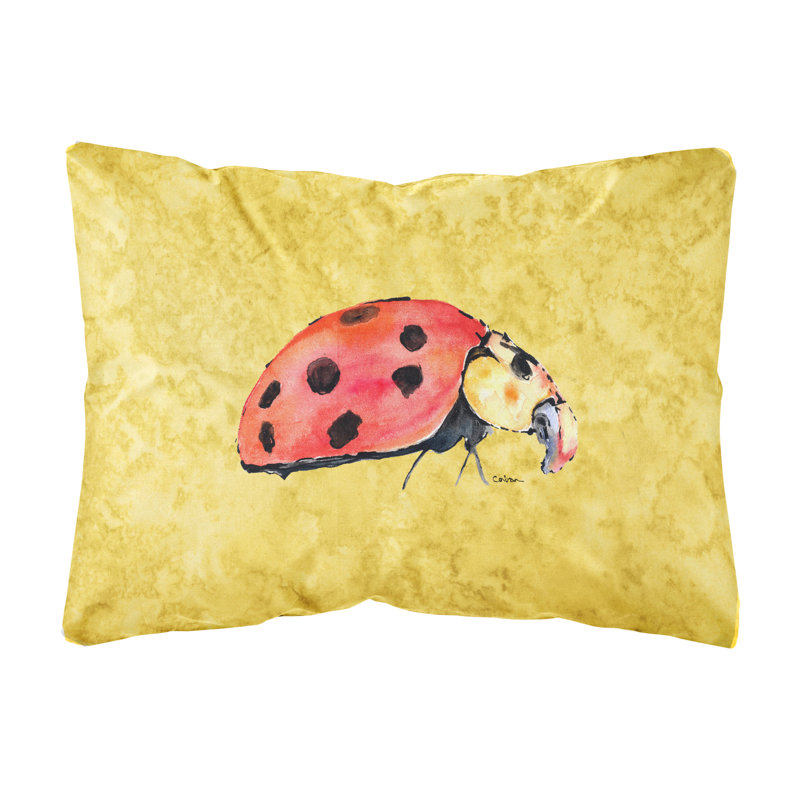 Coussin décoratif d’intérieur/extérieur Lady Bug
