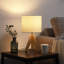 Lampe de table en bois massif Fidel-1815199393