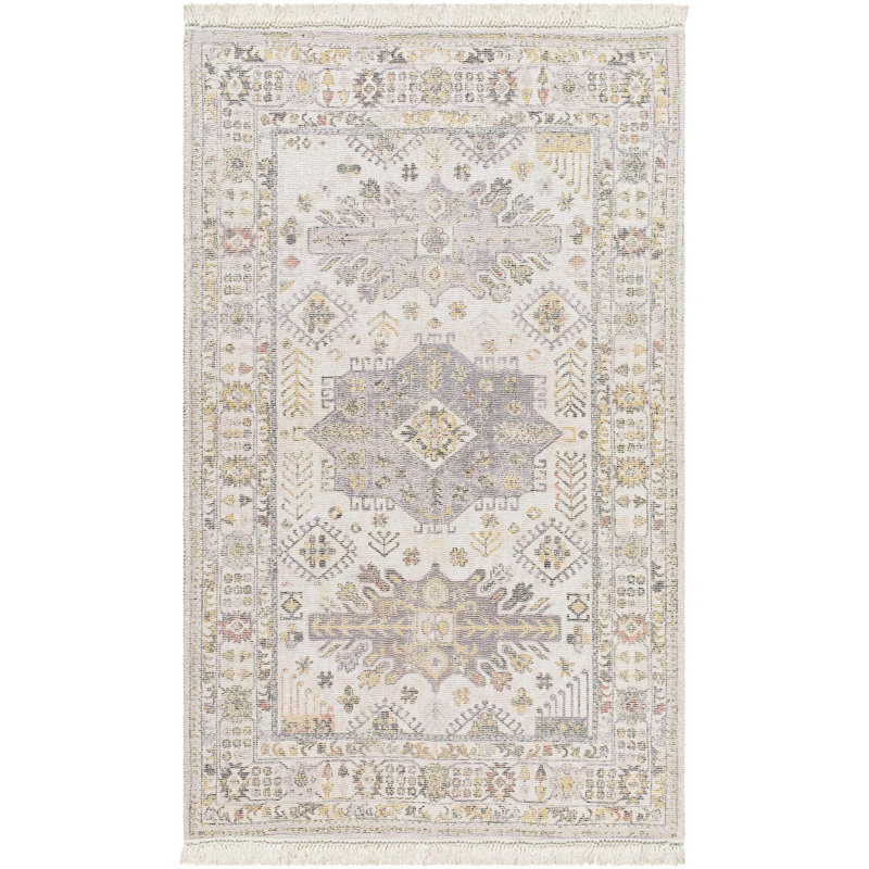 Tapis traditionnel tissé à la main Afsaneh, Rectangle 2 pi 7 po x 4 pi 5 po