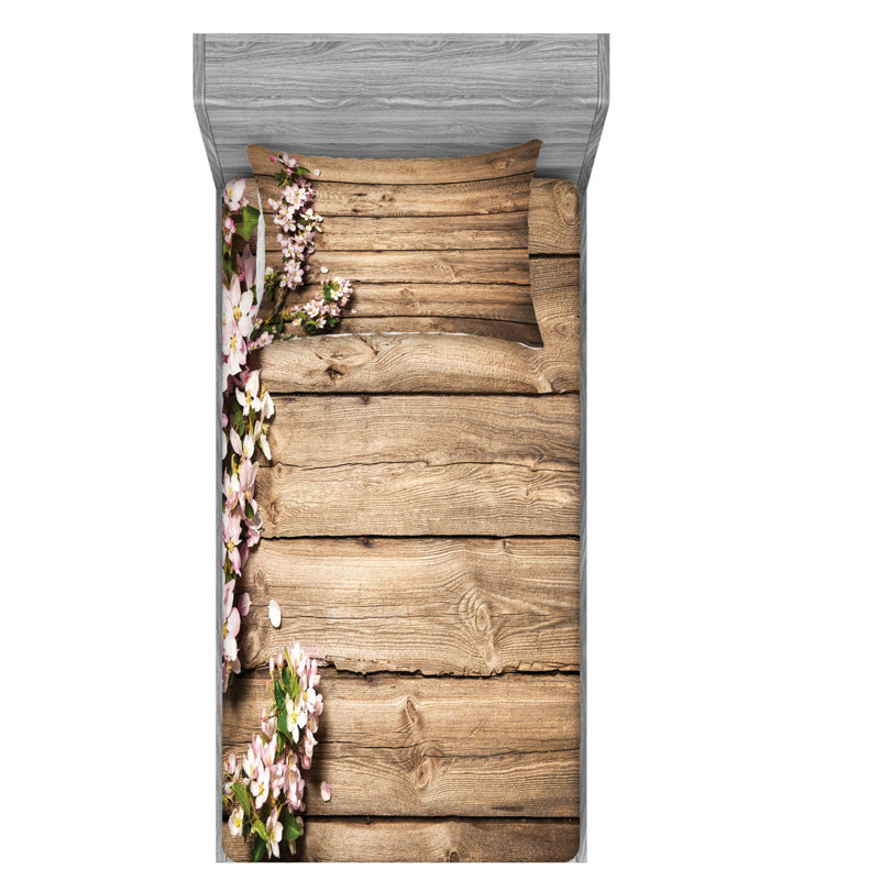 Microfiber Sheet Set, Twin Sheet Set with Fitted Sheet