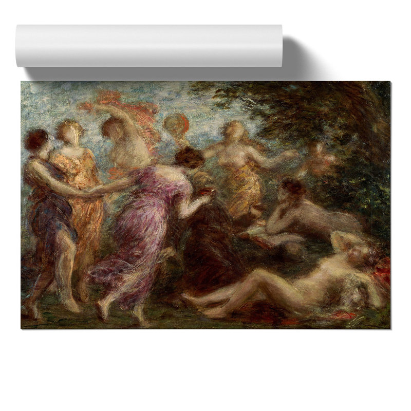The Temptation of St. Anthony by Henri le Sidaner - Frameless Print, 42cm H x 59cm W x 0.1cm D