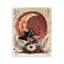 Plaque murale Crescent Moon & Florals, design par Sara Culpepper
