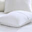 Courtepointe très grand / très grand 3 pièces - réversible blanc avec bourre de coton hypnotisante en microfibre