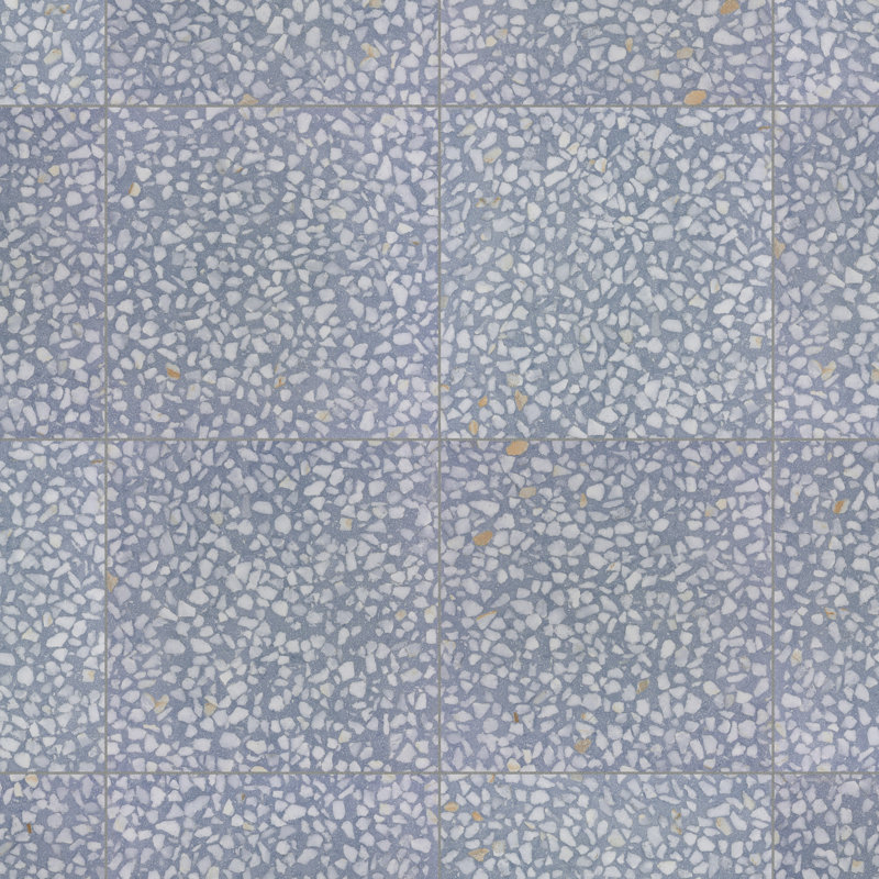 Farnese Amalfi 12" x 12" Porcelain Field Tile Wall & Floor Tile, Azul