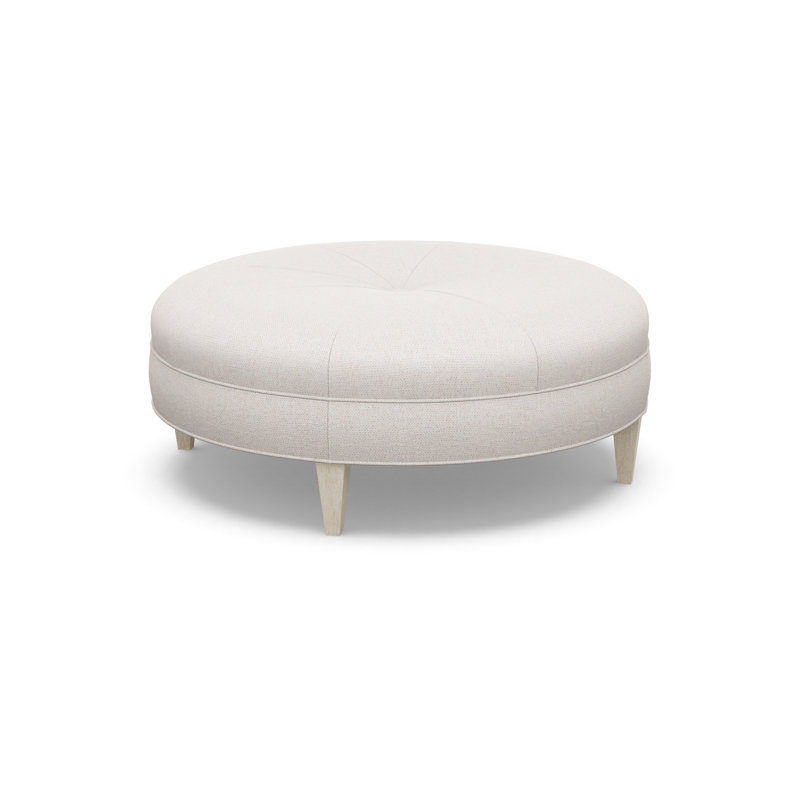 Ottoman Shop Round Ottoman, 8240-70, Sandstone
